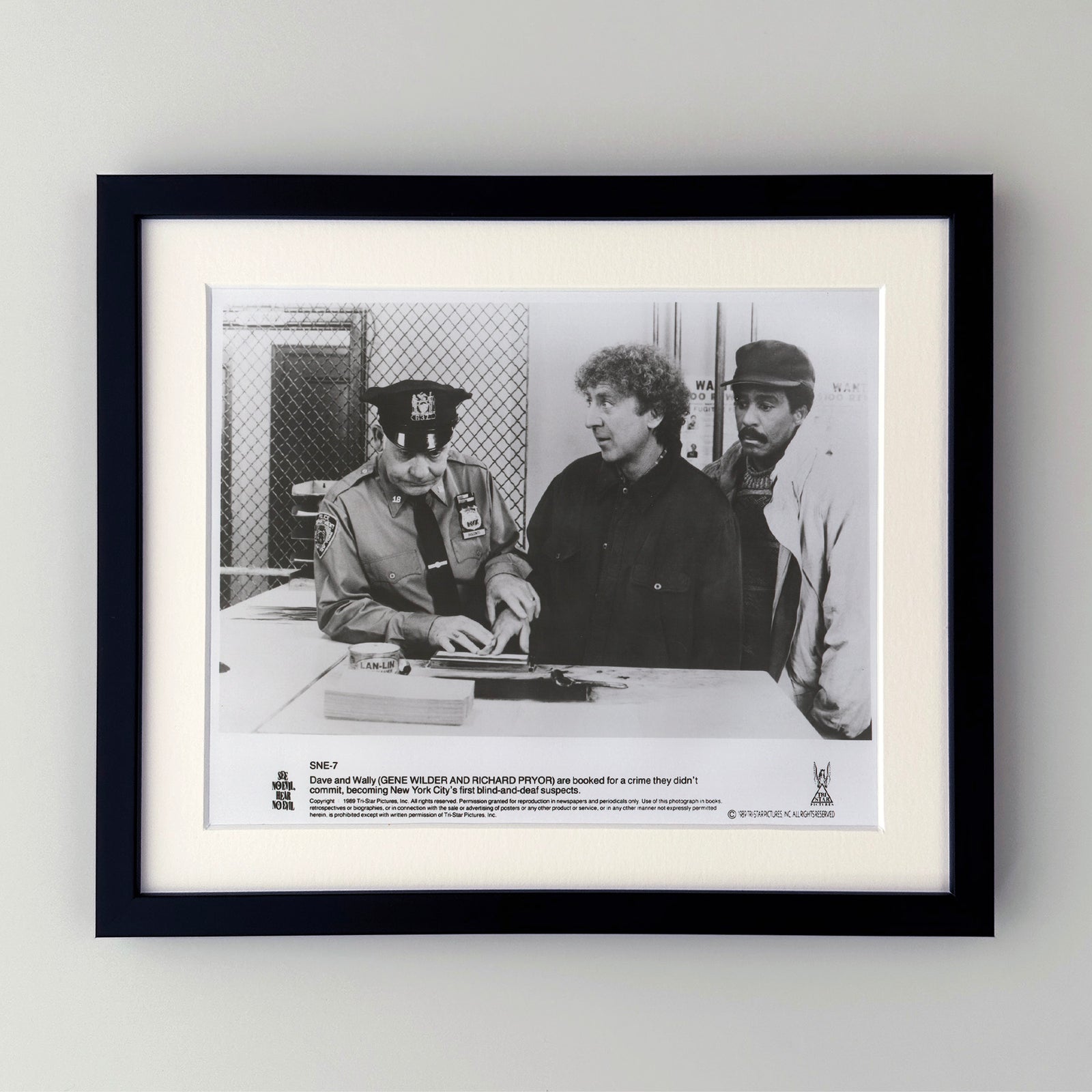 See No Evil Hear No Evil 1989 Film Movie Press Publicity Still Framed
