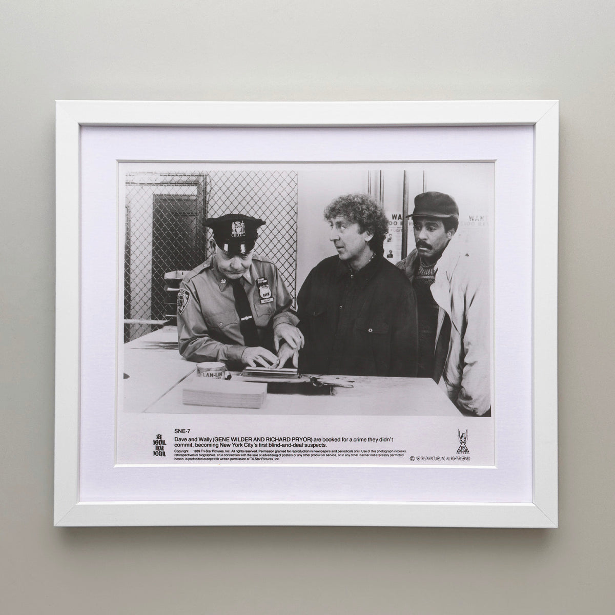 See No Evil Hear No Evil 1989 Film Movie Press Publicity Still Framed