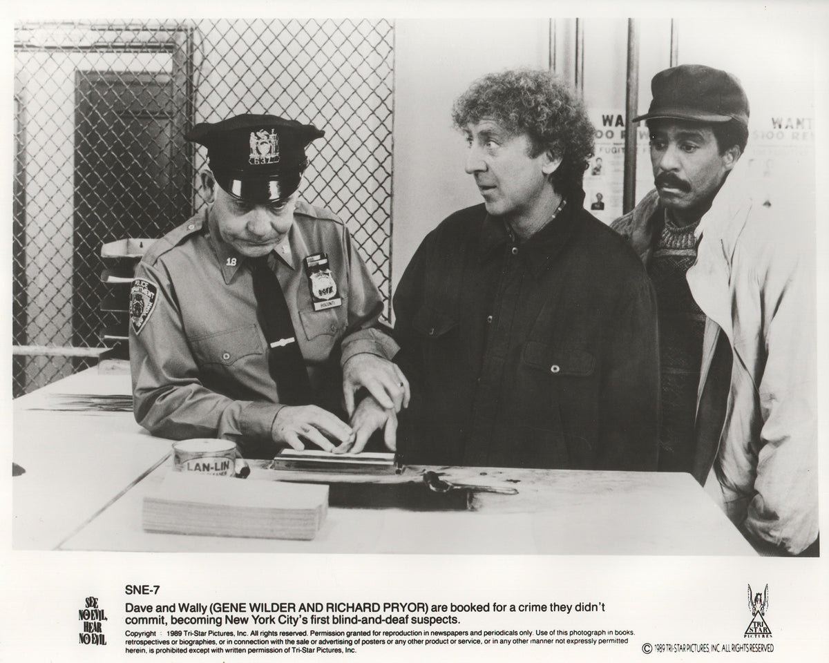 See No Evil Hear No Evil 1989 Film Movie Press Publicity Still Framed