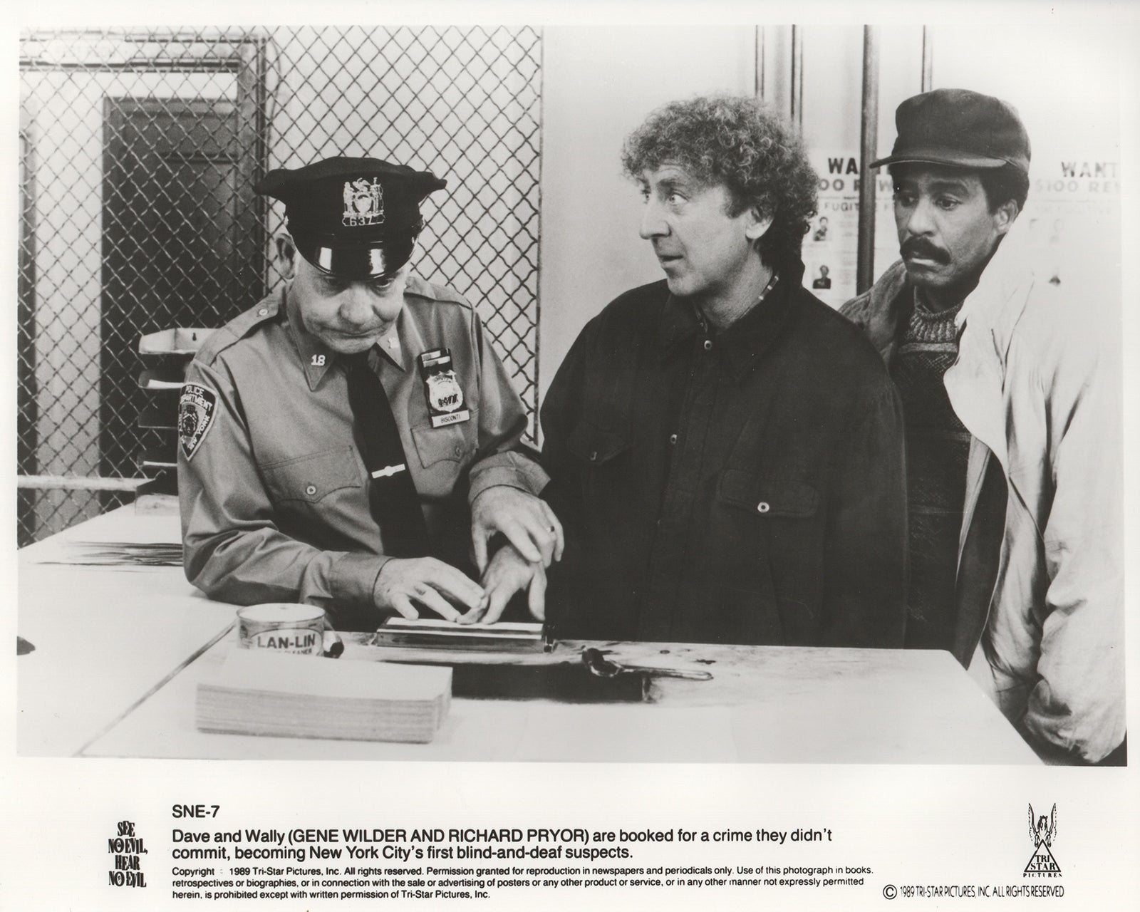 See No Evil Hear No Evil 1989 Film Movie Press Publicity Still Framed