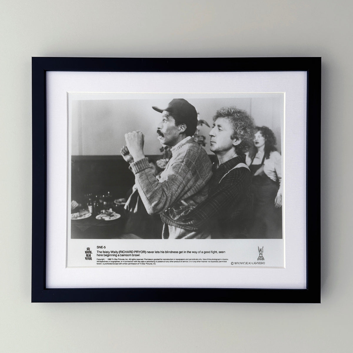 See No Evil Hear No Evil 1989 Film Movie Press Publicity Still Framed