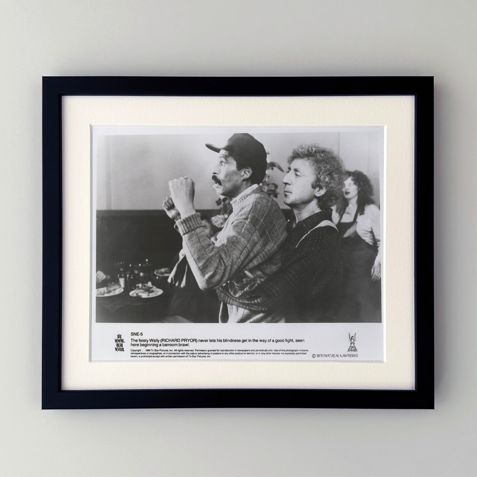 See No Evil Hear No Evil 1989 Film Movie Press Publicity Still Framed
