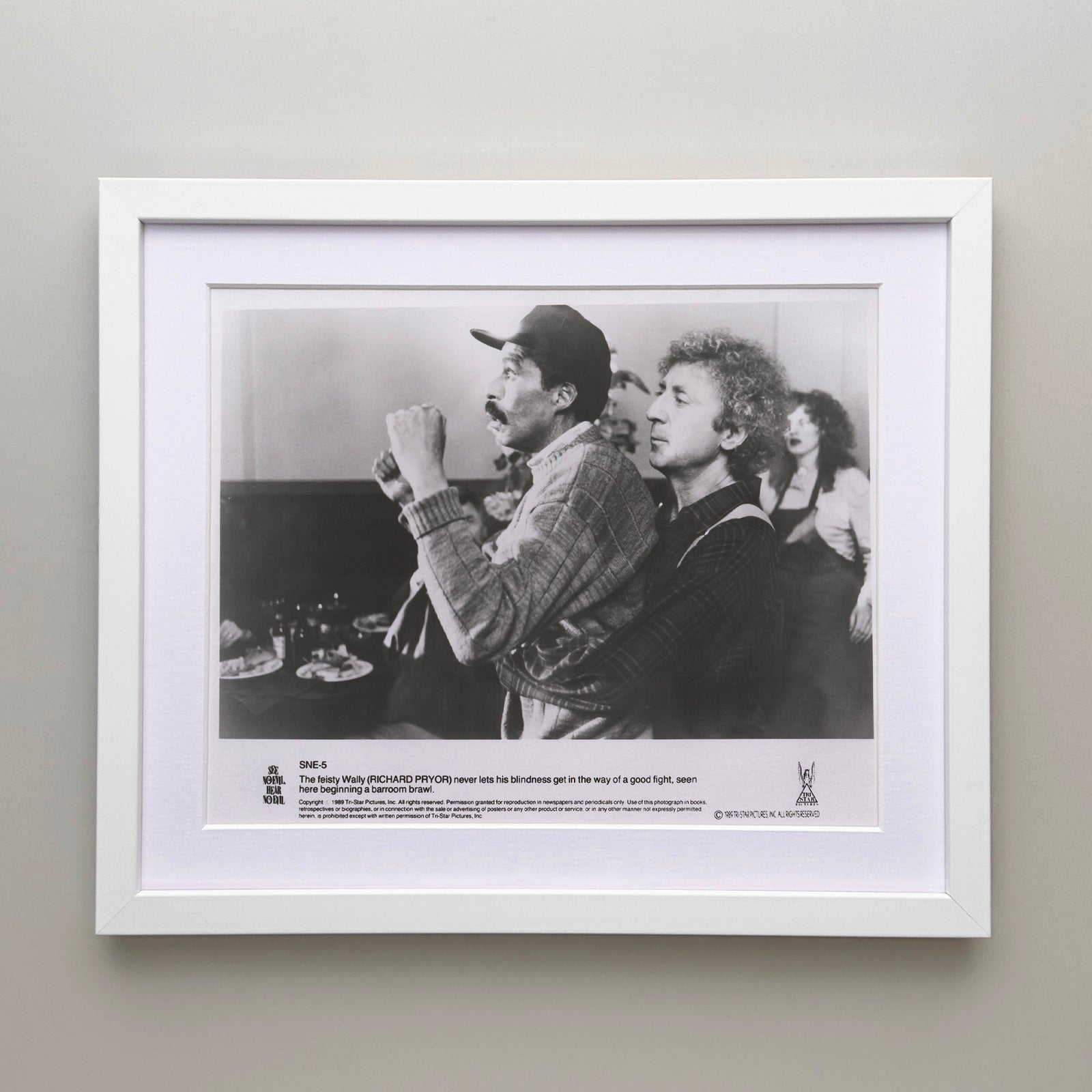 See No Evil Hear No Evil 1989 Film Movie Press Publicity Still Framed