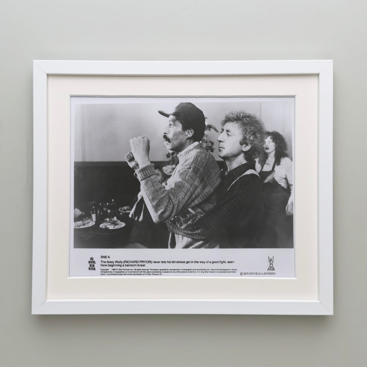 See No Evil Hear No Evil 1989 Film Movie Press Publicity Still Framed