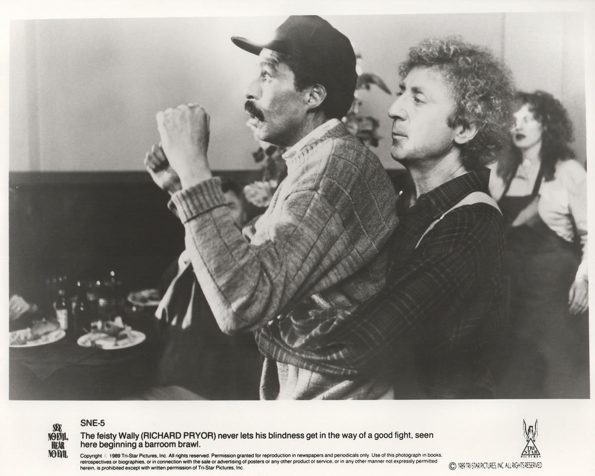 See No Evil Hear No Evil 1989 Film Movie Press Publicity Still Framed
