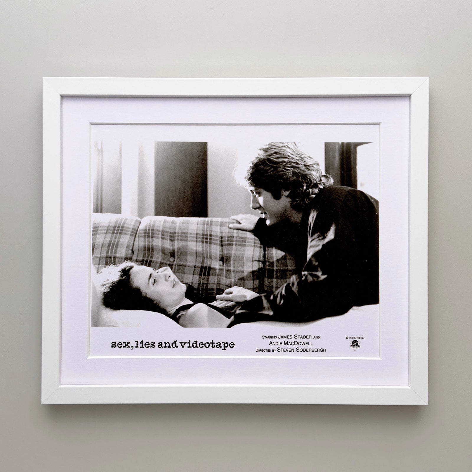 Sex Lies and Videotape 1989 Film Movie Press Publicity Still Framed