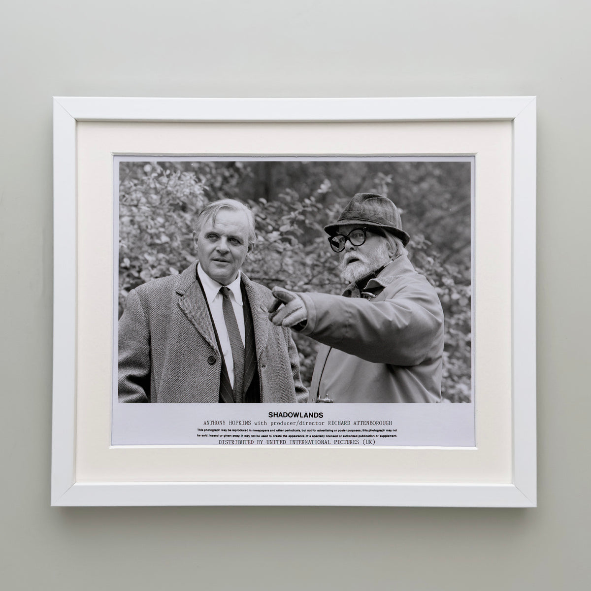 Shadowlands 1993 Film Movie Press Publicity Still Framed