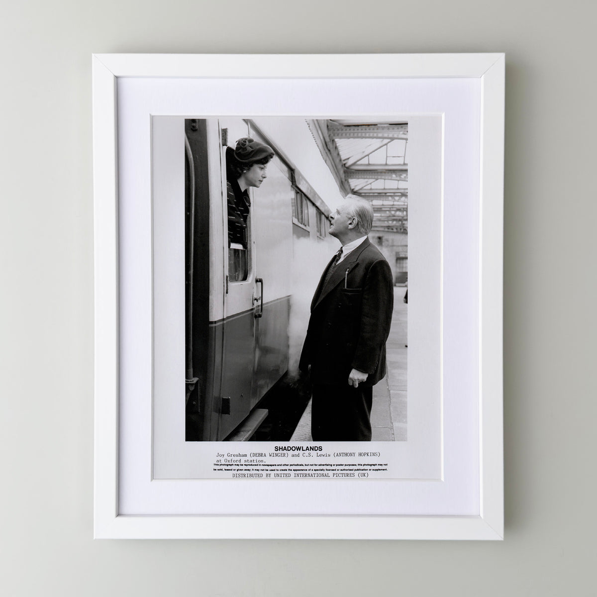 Shadowlands 1993 Film Movie Press Publicity Still Framed
