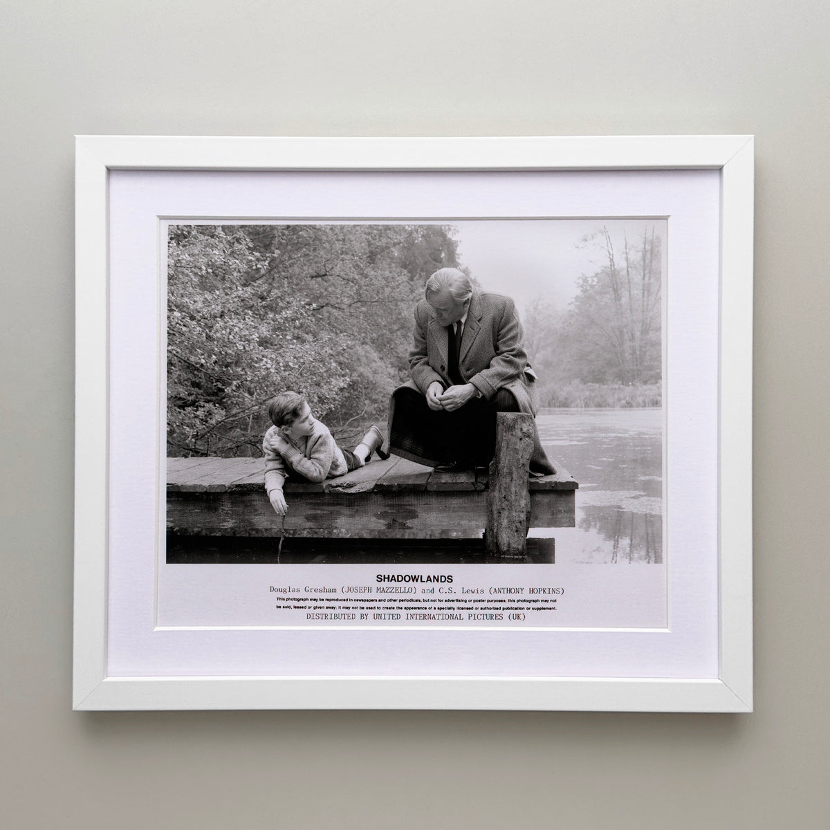 Shadowlands 1993 Film Movie Press Publicity Still Framed