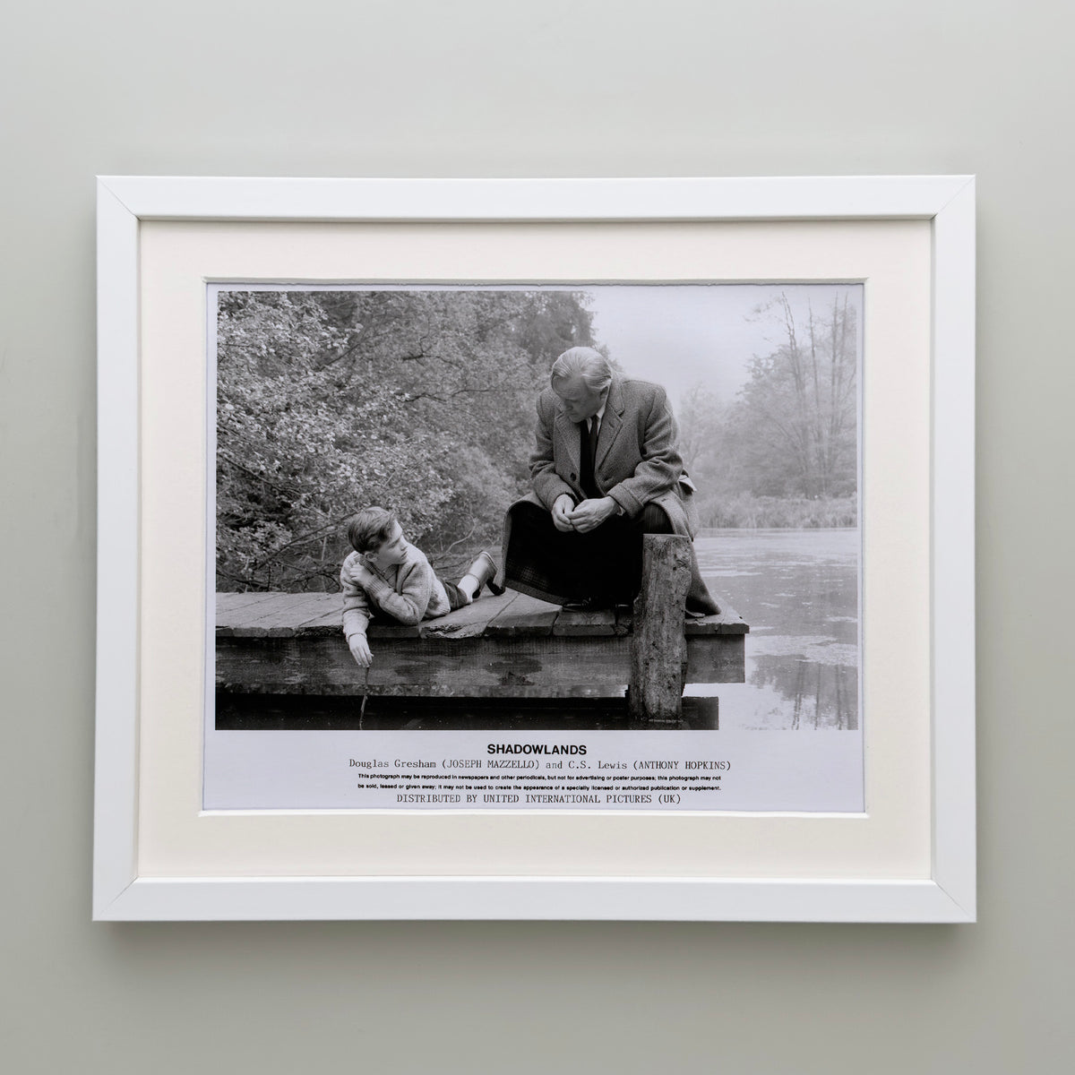 Shadowlands 1993 Film Movie Press Publicity Still Framed