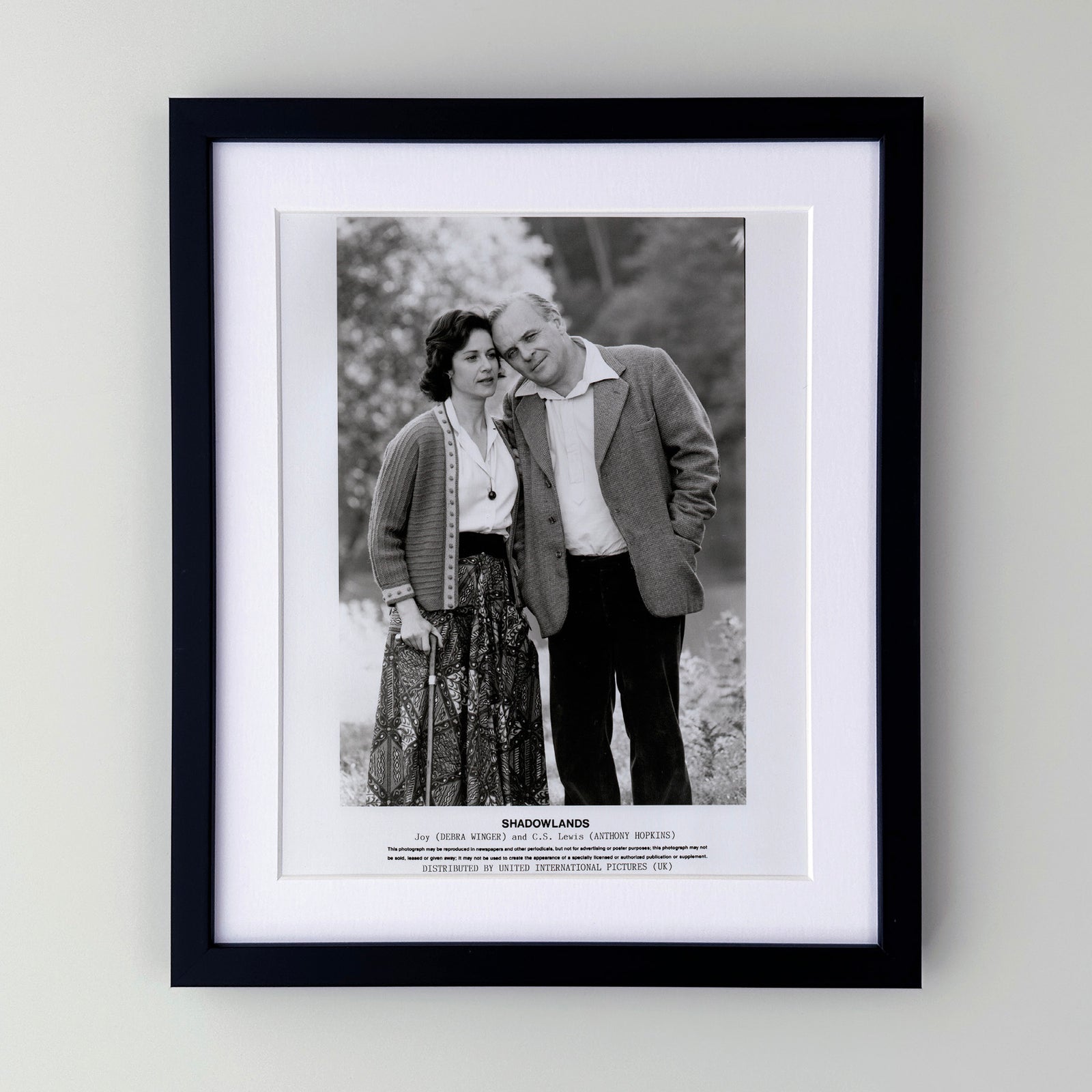 Shadowlands 1993 Film Movie Press Publicity Still Framed