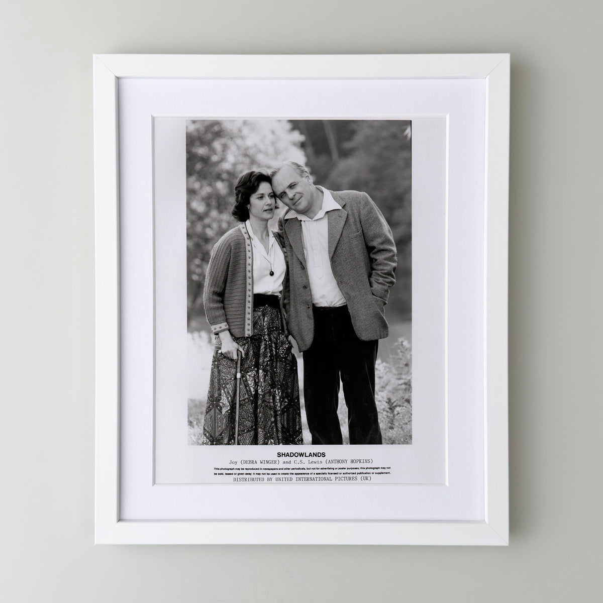 Shadowlands 1993 Film Movie Press Publicity Still Framed