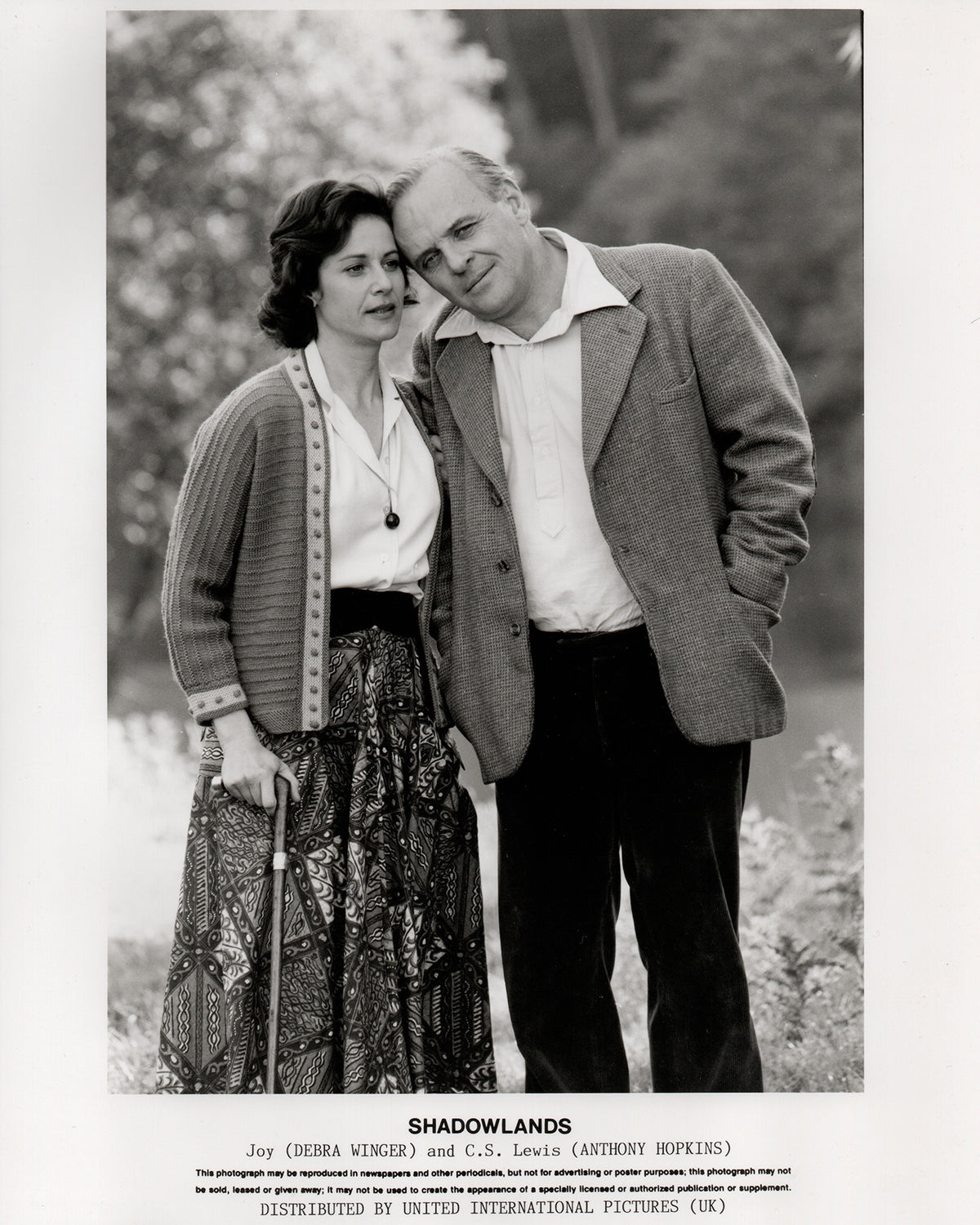 Shadowlands 1993 Film Movie Press Publicity Still Framed