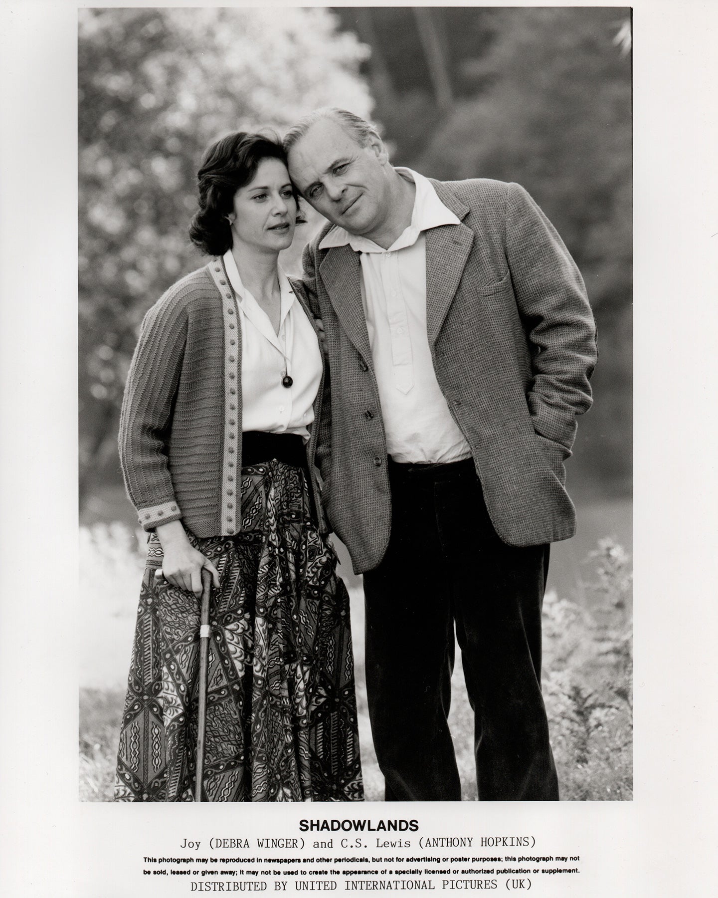 Shadowlands 1993 Film Movie Press Publicity Still Framed
