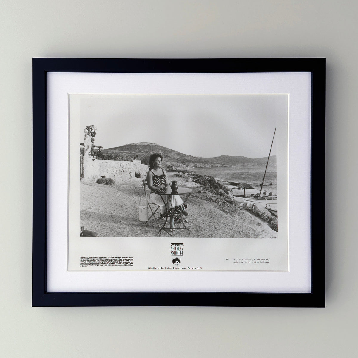 Shirley Valentine 1989 Film Movie Press Publicity Still Framed