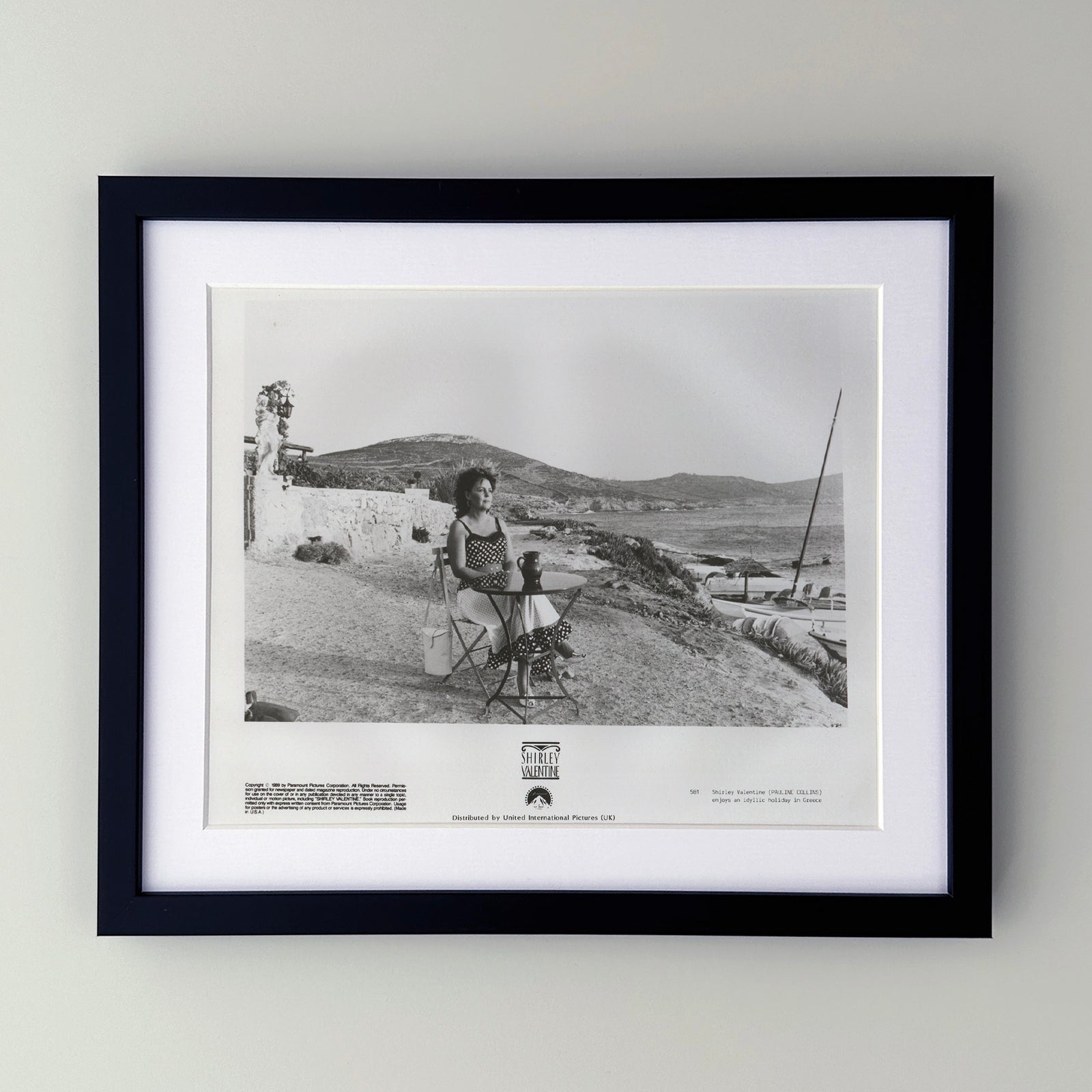 Shirley Valentine 1989 Film Movie Press Publicity Still Framed
