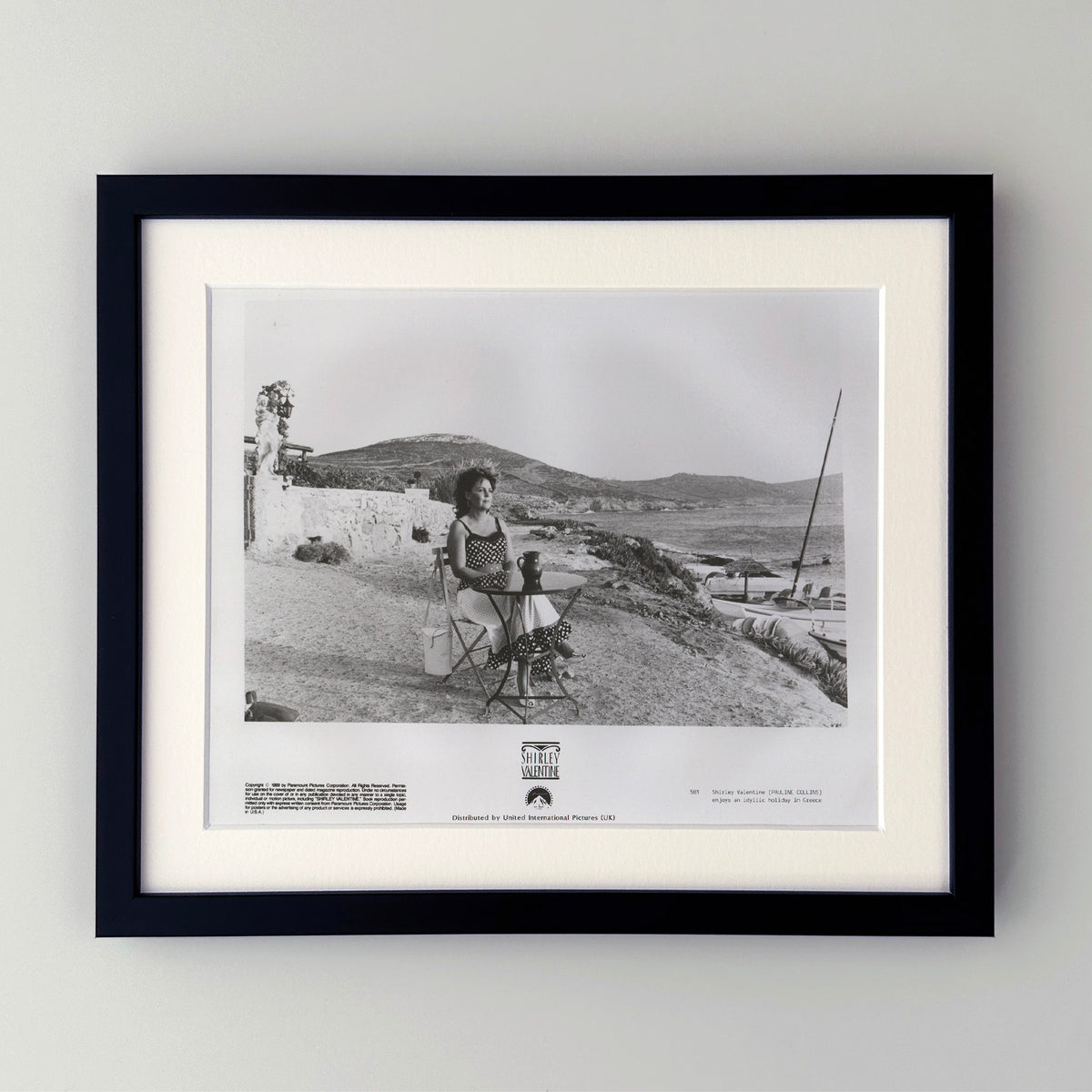 Shirley Valentine 1989 Film Movie Press Publicity Still Framed