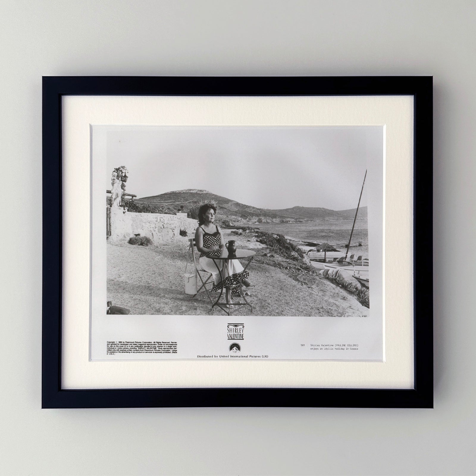 Shirley Valentine 1989 Film Movie Press Publicity Still Framed