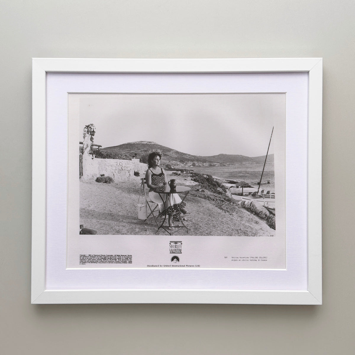 Shirley Valentine 1989 Film Movie Press Publicity Still Framed