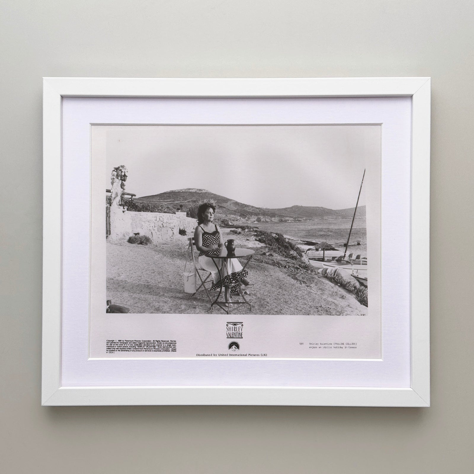 Shirley Valentine 1989 Film Movie Press Publicity Still Framed