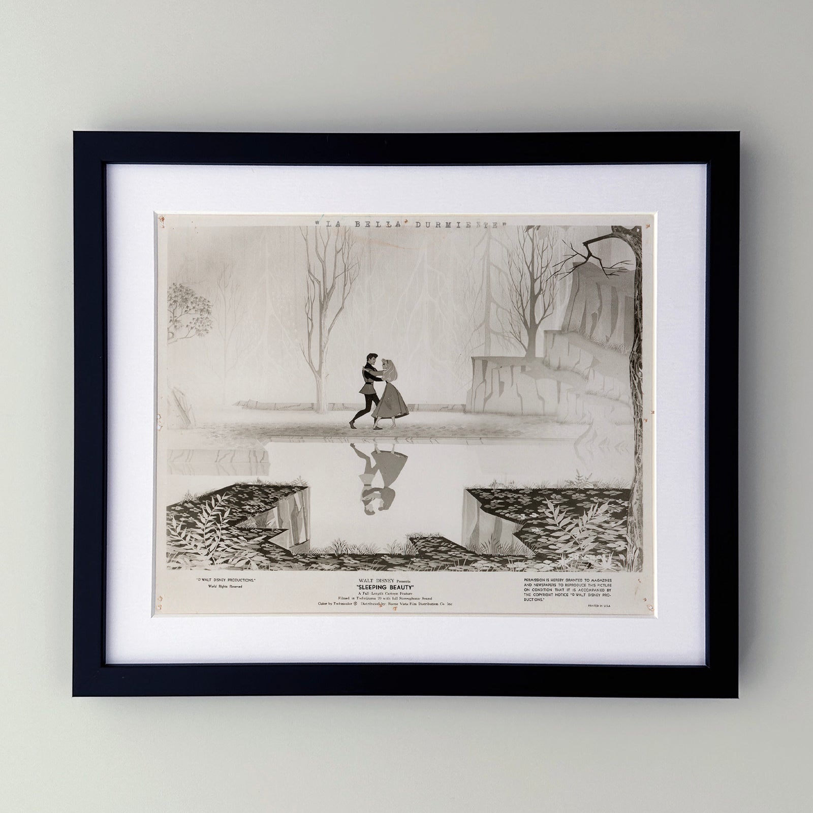 Sleeping Beauty 1959 Film Movie Press Publicity Still Framed