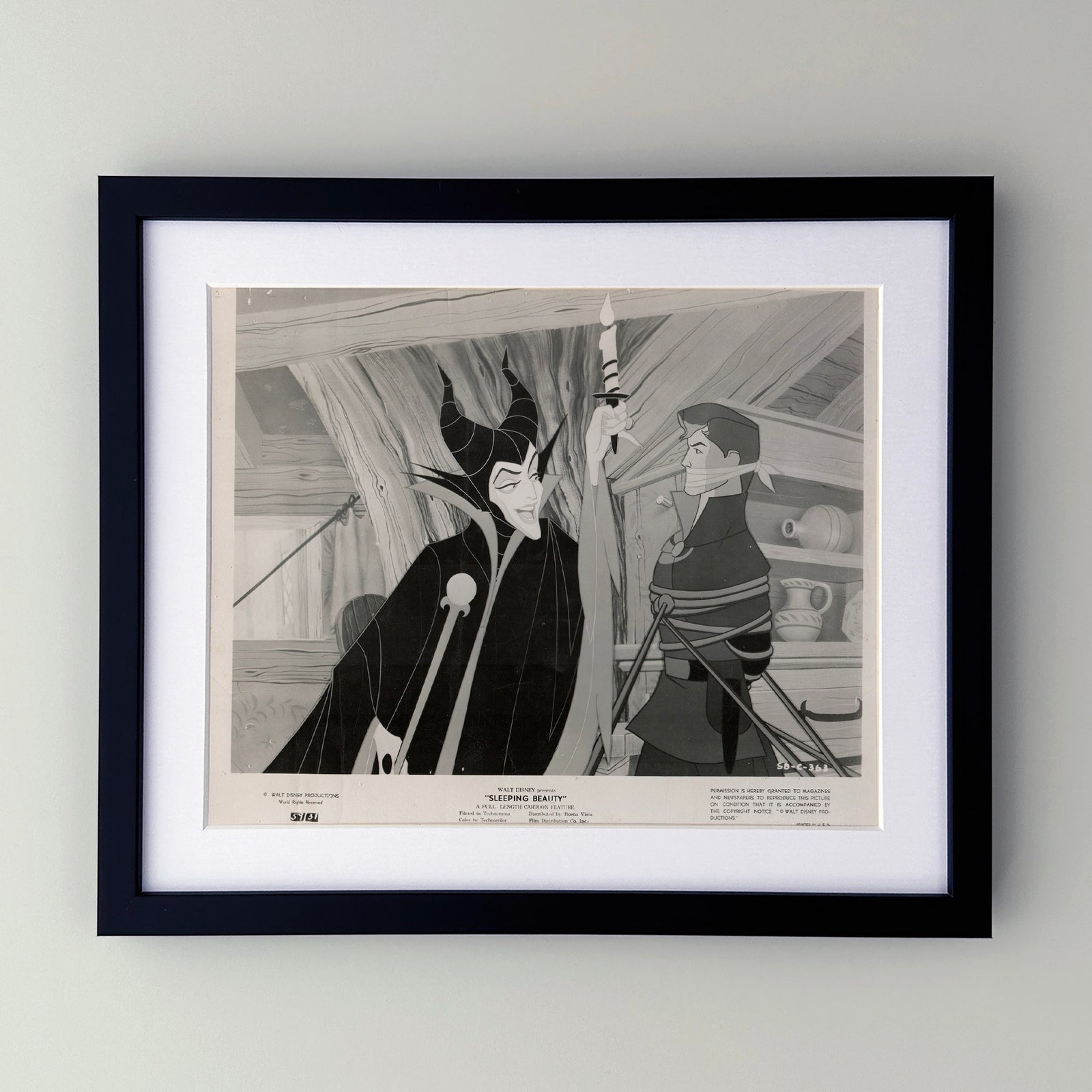 Sleeping Beauty 1959 Film Movie Press Publicity Still Framed