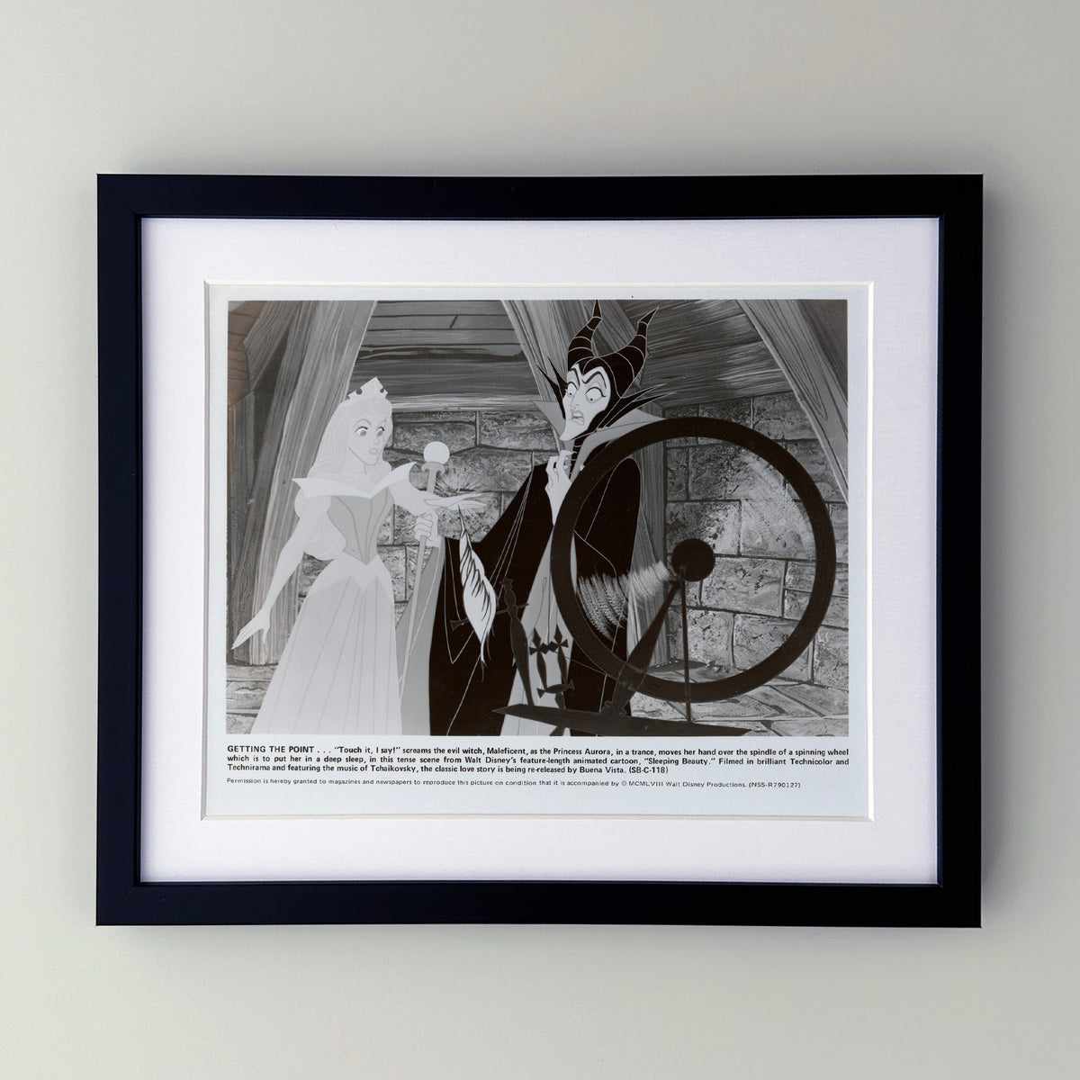 Sleeping Beauty 1959 Film Movie Press Publicity Still Framed
