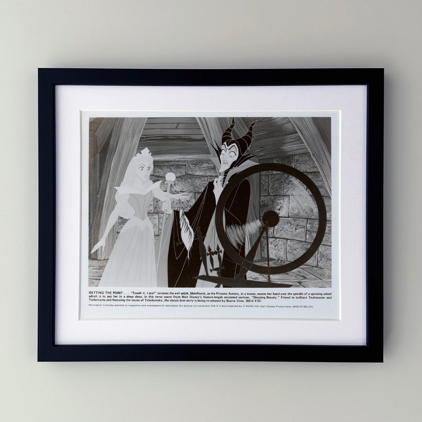 Sleeping Beauty 1959 Film Movie Press Publicity Still Framed