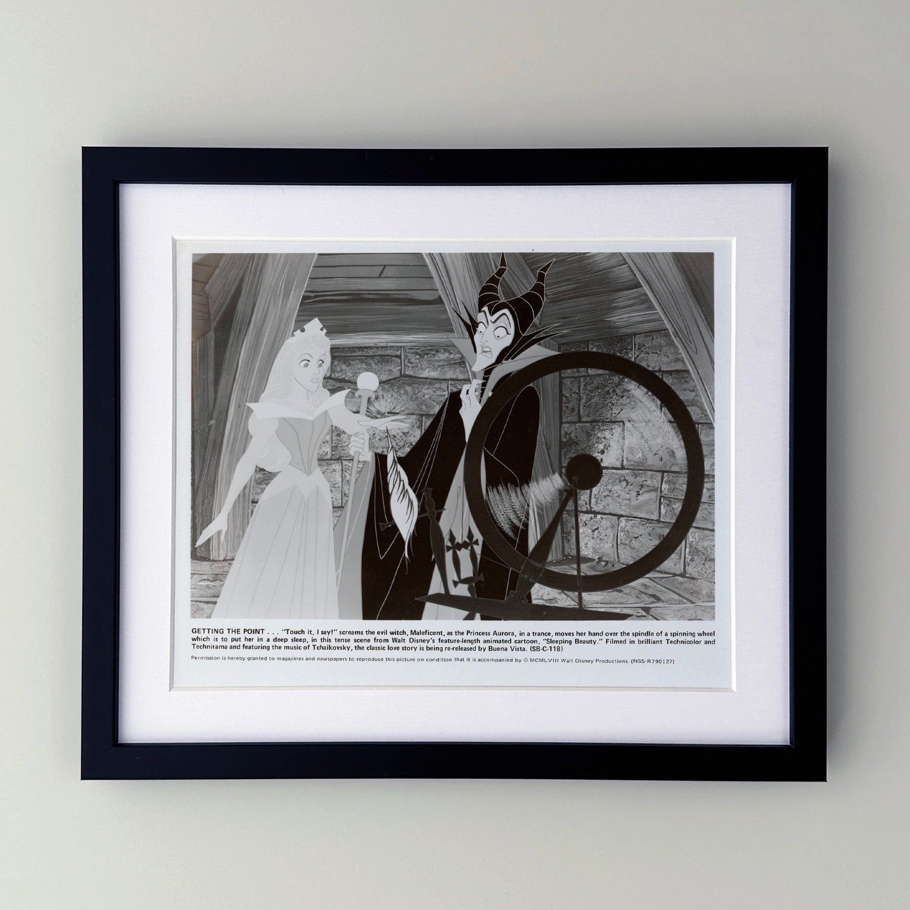 Sleeping Beauty 1959 Film Movie Press Publicity Still Framed