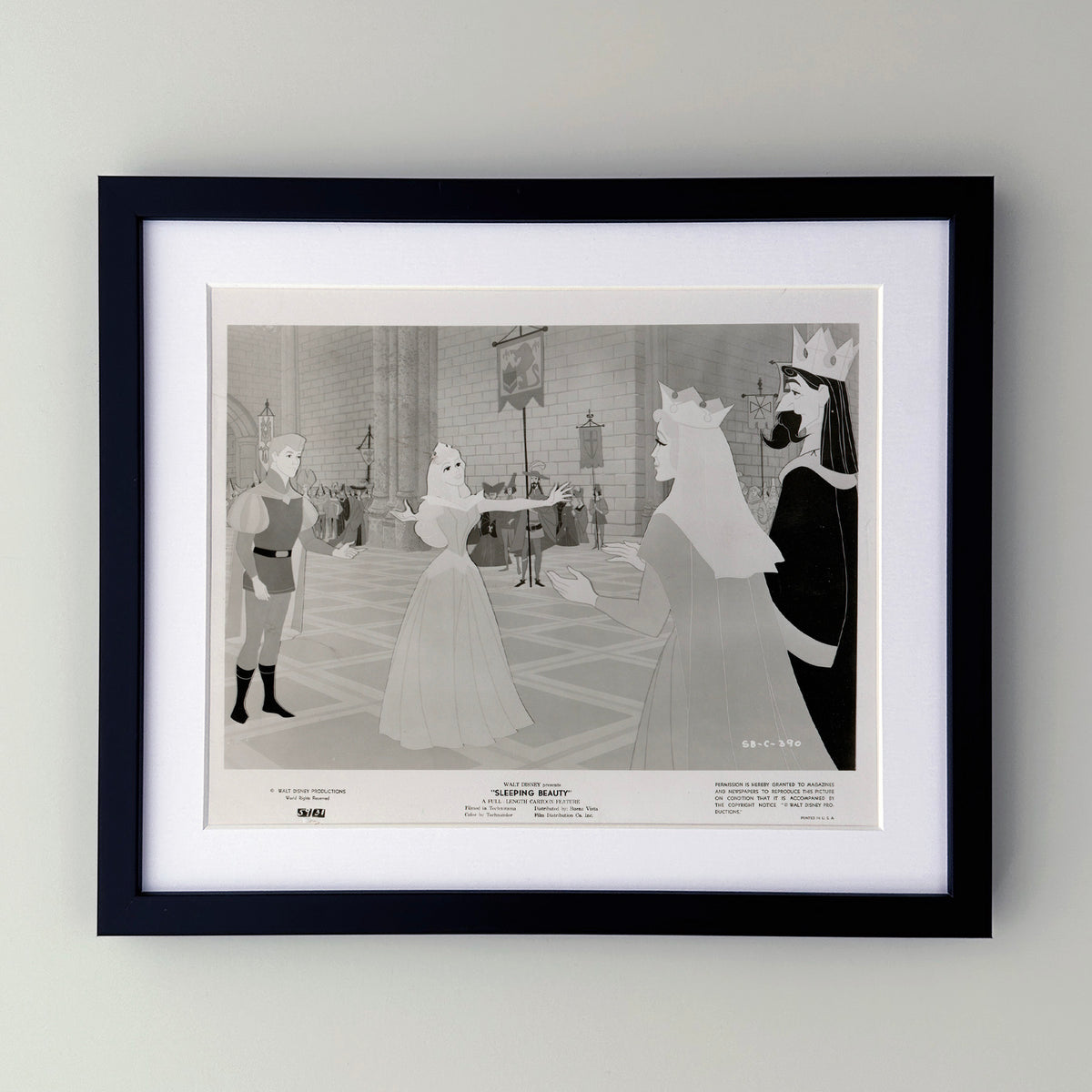Sleeping Beauty 1959 Film Movie Press Publicity Still Framed