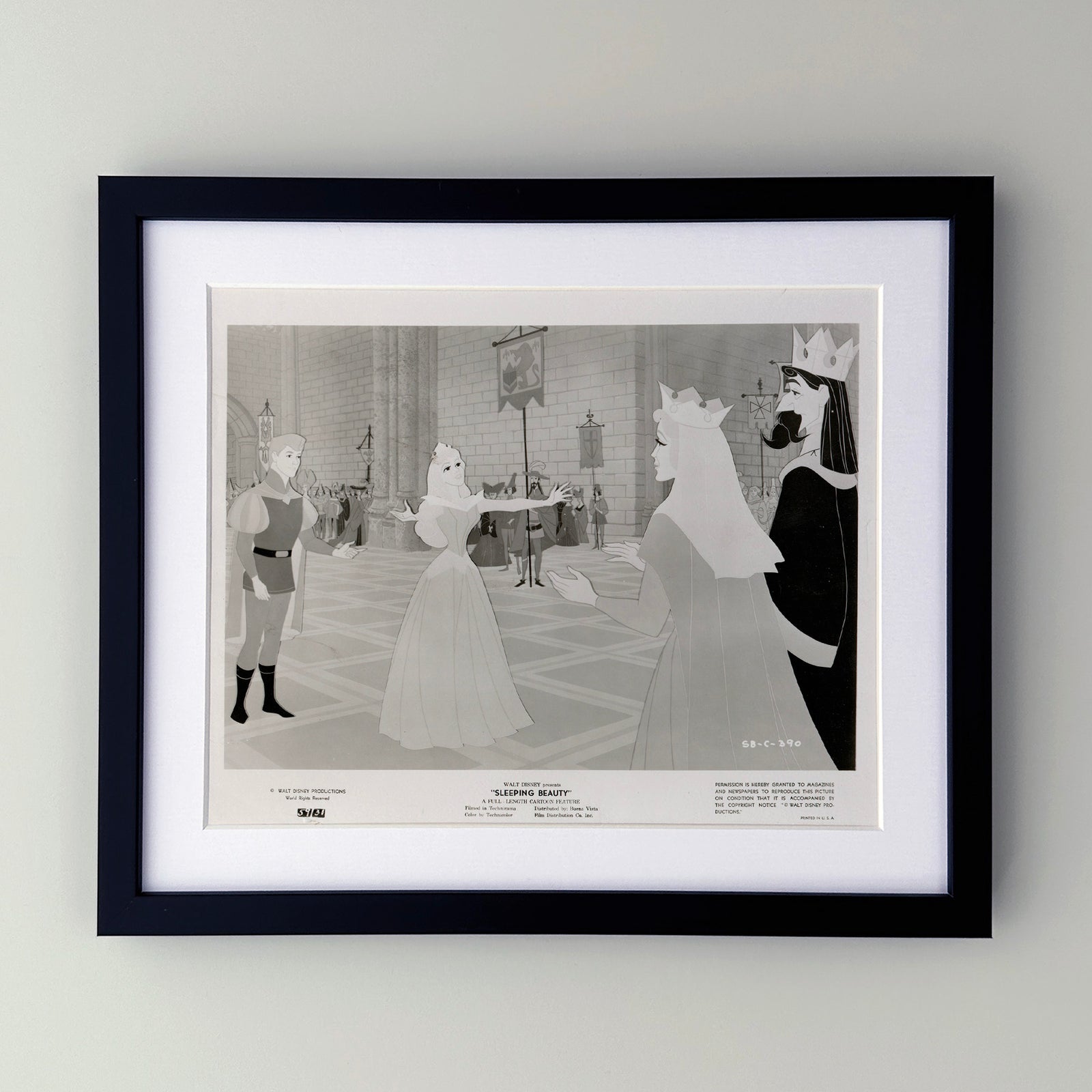 Sleeping Beauty 1959 Film Movie Press Publicity Still Framed