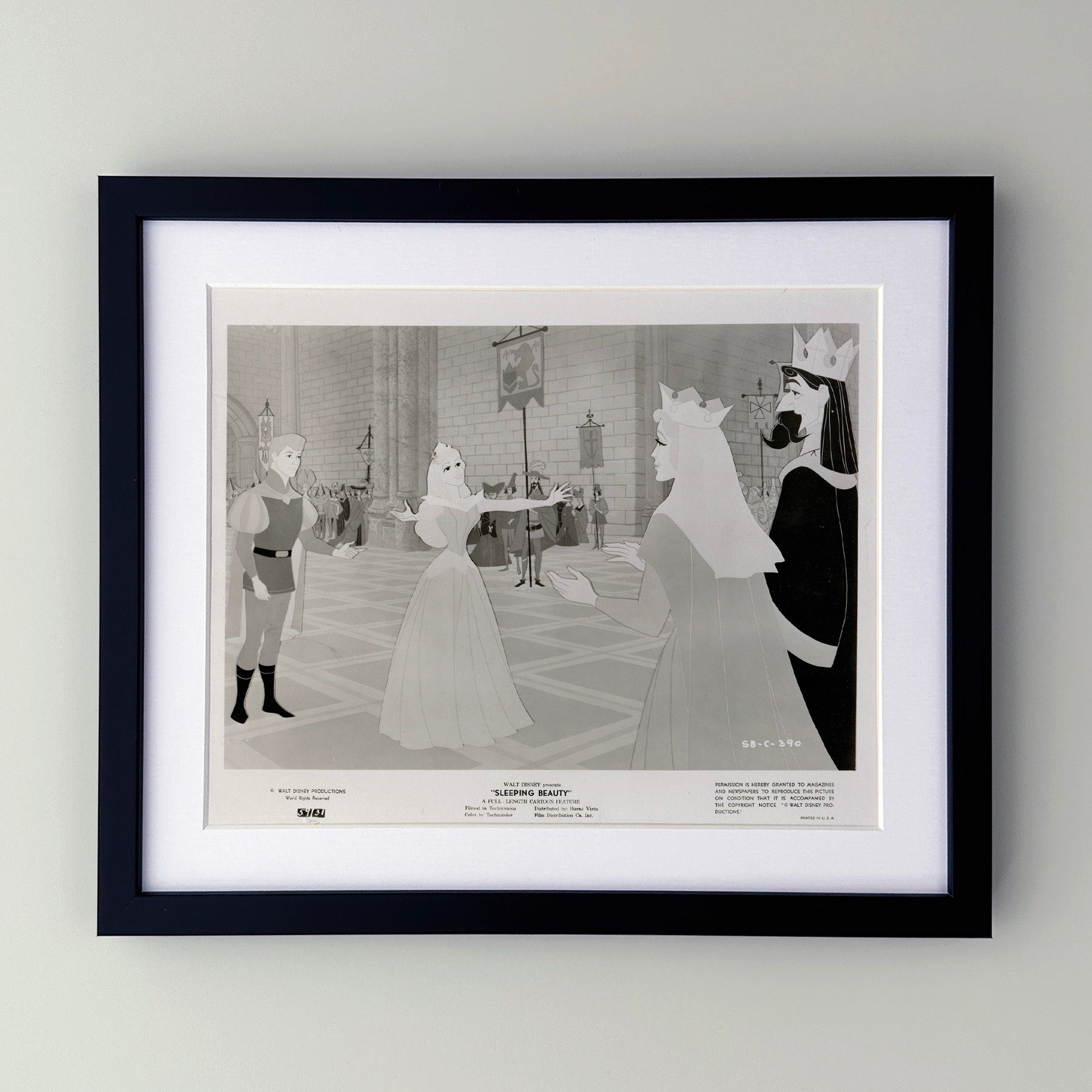 Sleeping Beauty 1959 Film Movie Press Publicity Still Framed