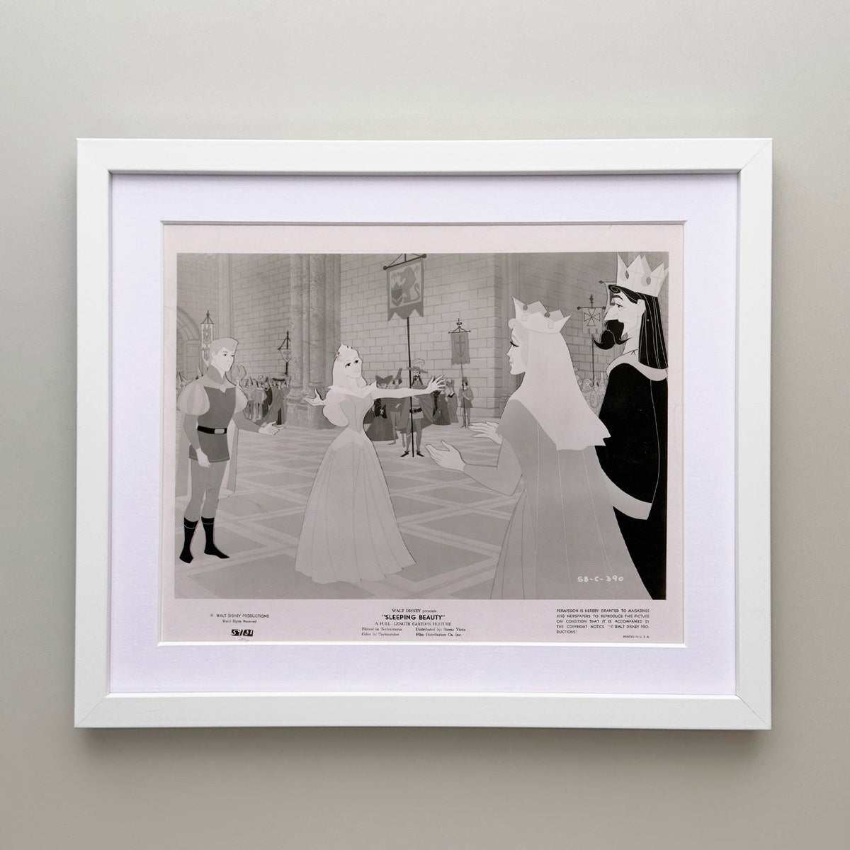 Sleeping Beauty 1959 Film Movie Press Publicity Still Framed