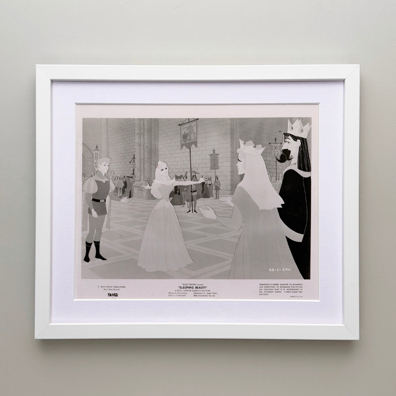Sleeping Beauty 1959 Film Movie Press Publicity Still Framed