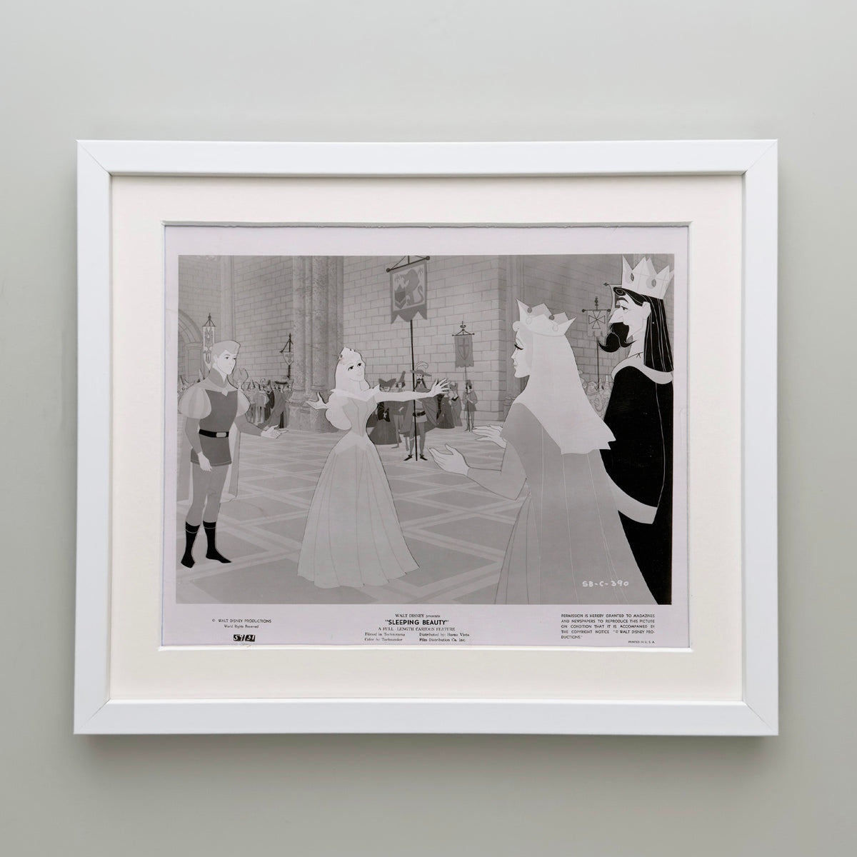 Sleeping Beauty 1959 Film Movie Press Publicity Still Framed