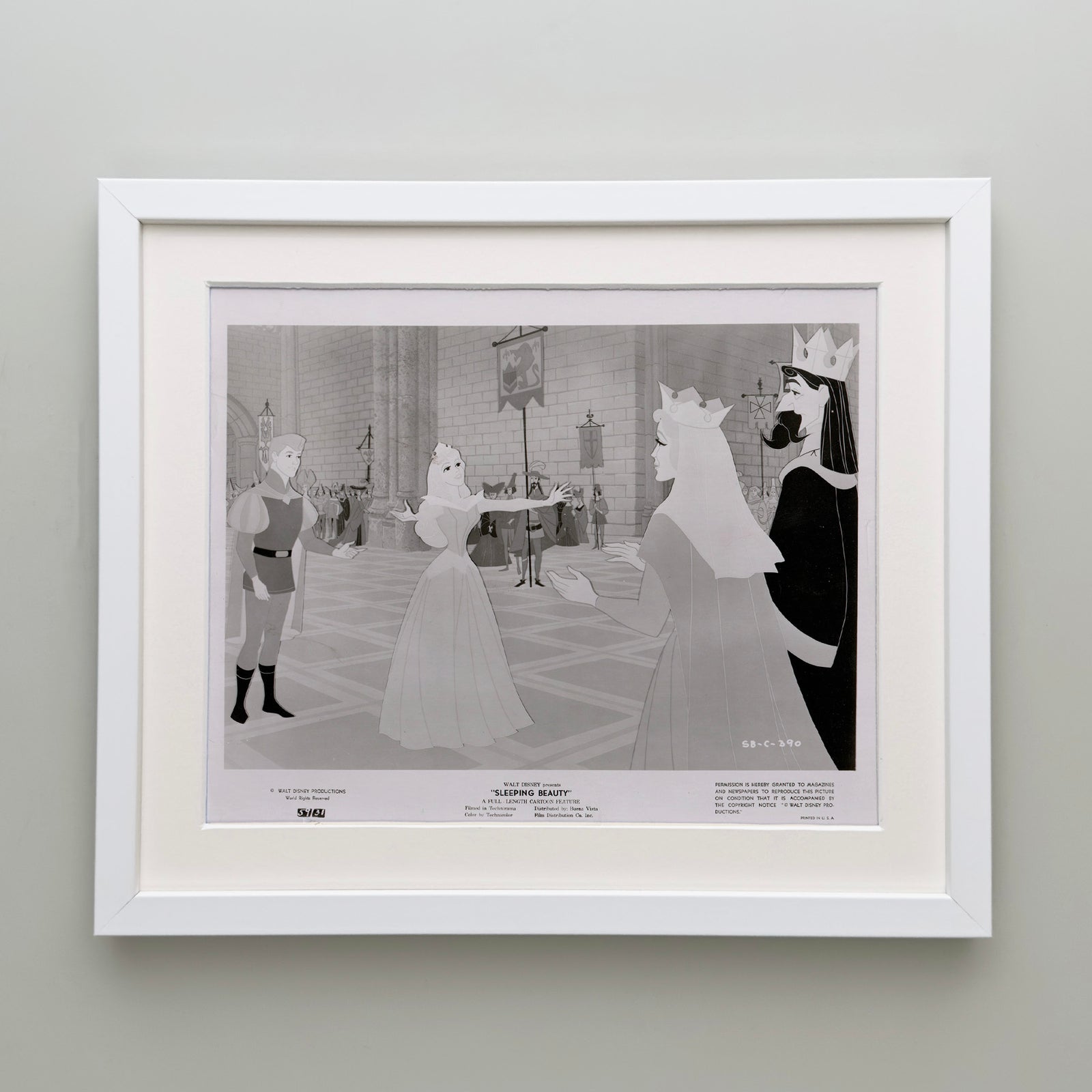 Sleeping Beauty 1959 Film Movie Press Publicity Still Framed