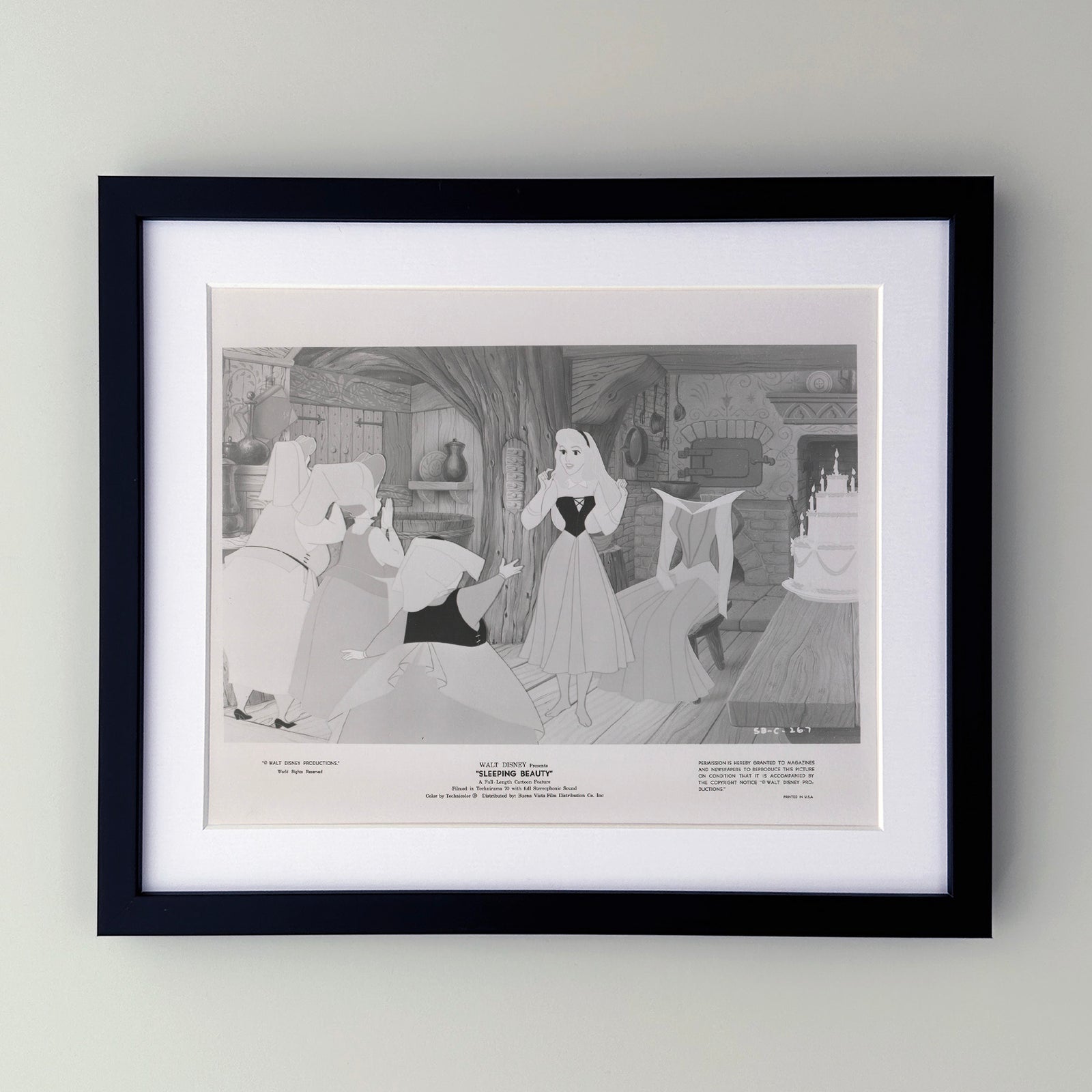 Sleeping Beauty 1959 Film Movie Press Publicity Still Framed