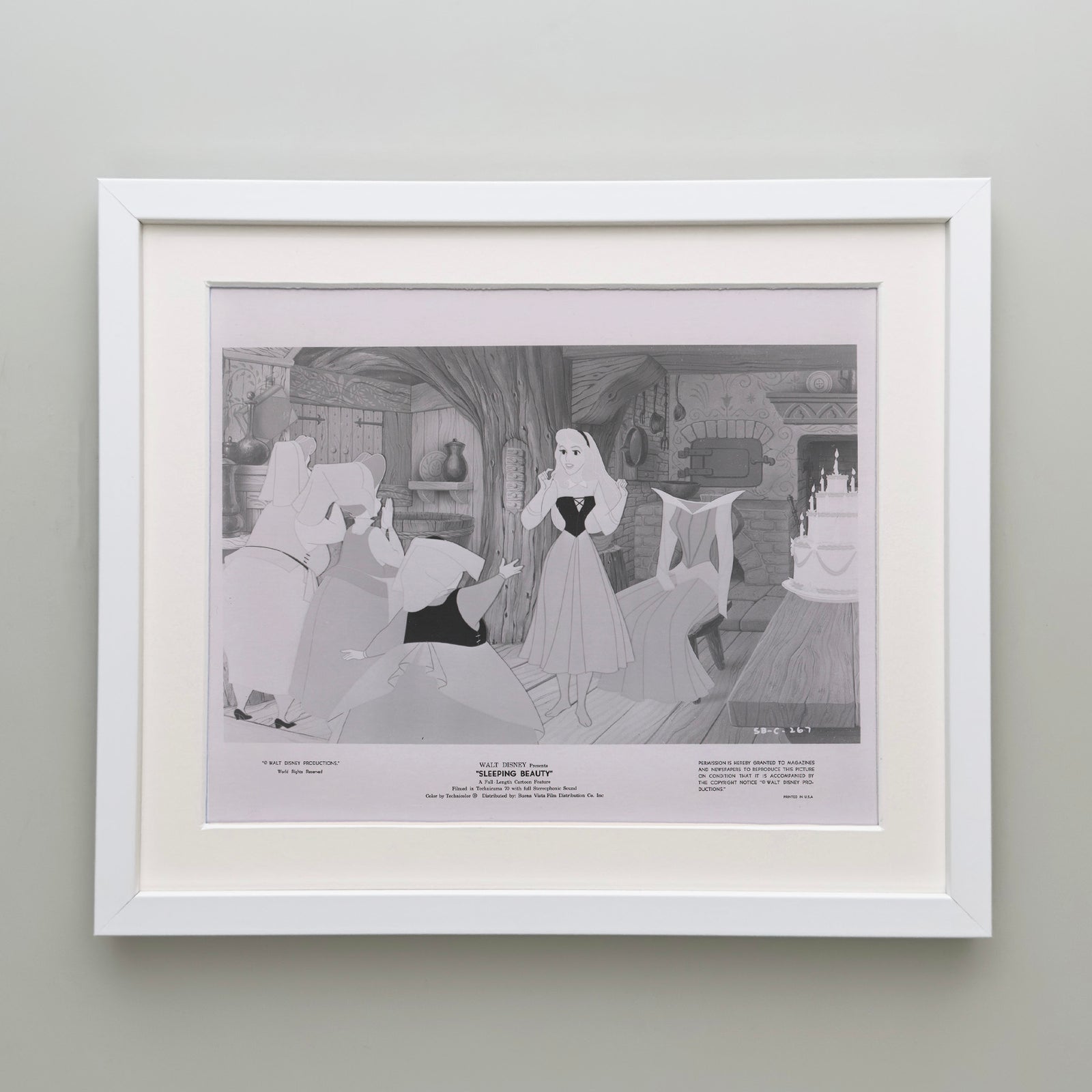Sleeping Beauty 1959 Film Movie Press Publicity Still Framed