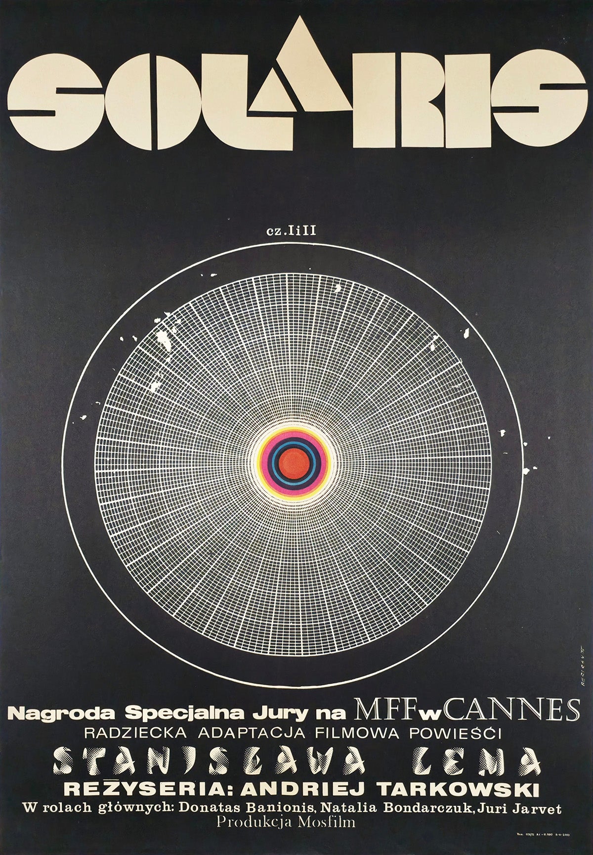 Solaris 1972 Polish A1 Film Poster Andrzej Bertrandt
