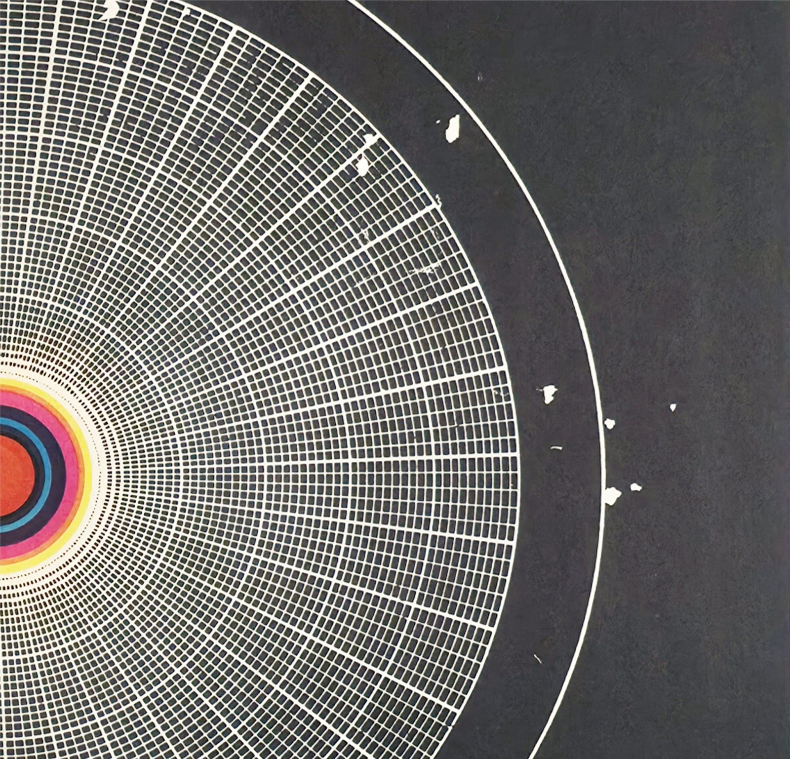 Solaris 1972 Polish A1 Film Poster Andrzej Bertrandt - detail