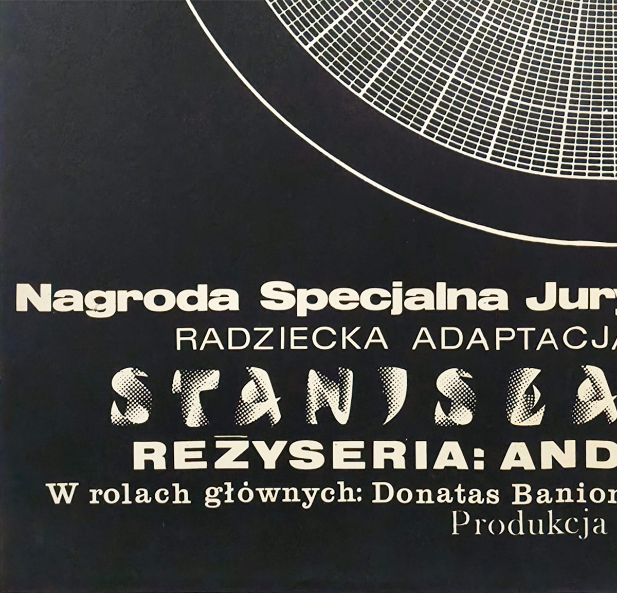Solaris 1972 Polish A1 Film Poster Andrzej Bertrandt - detail