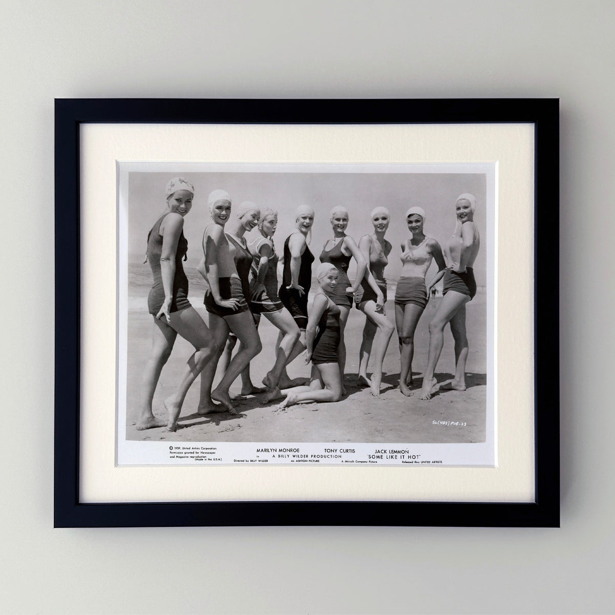 Some Like It Hot 1959 Publicity Film Movie Press Still Framed