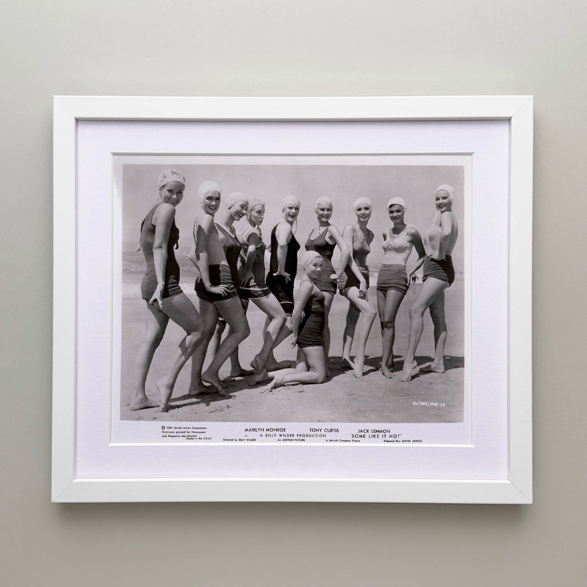 Some Like It Hot 1959 Publicity Film Movie Press Still Framed