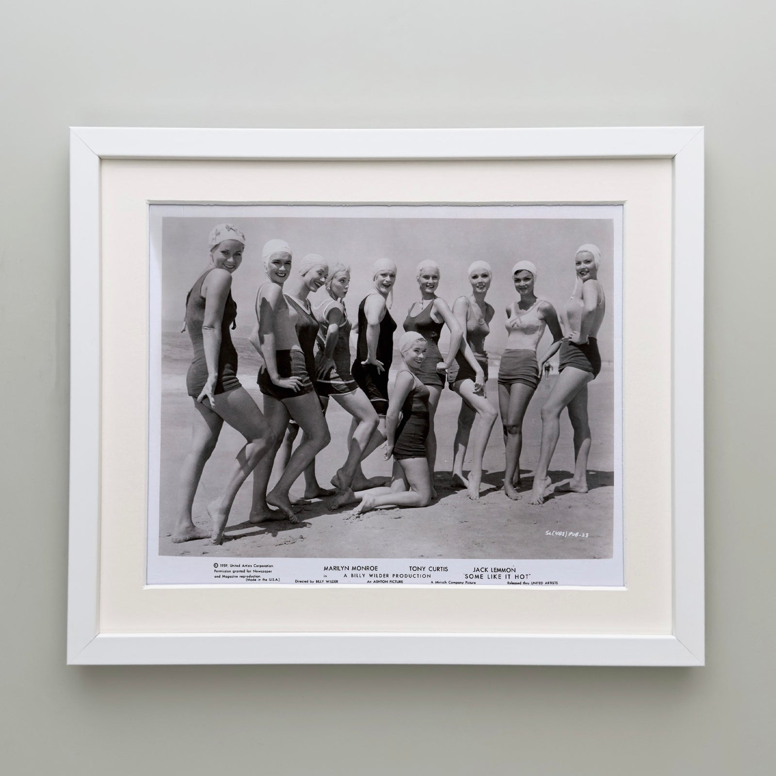Some Like It Hot 1959 Publicity Film Movie Press Still Framed