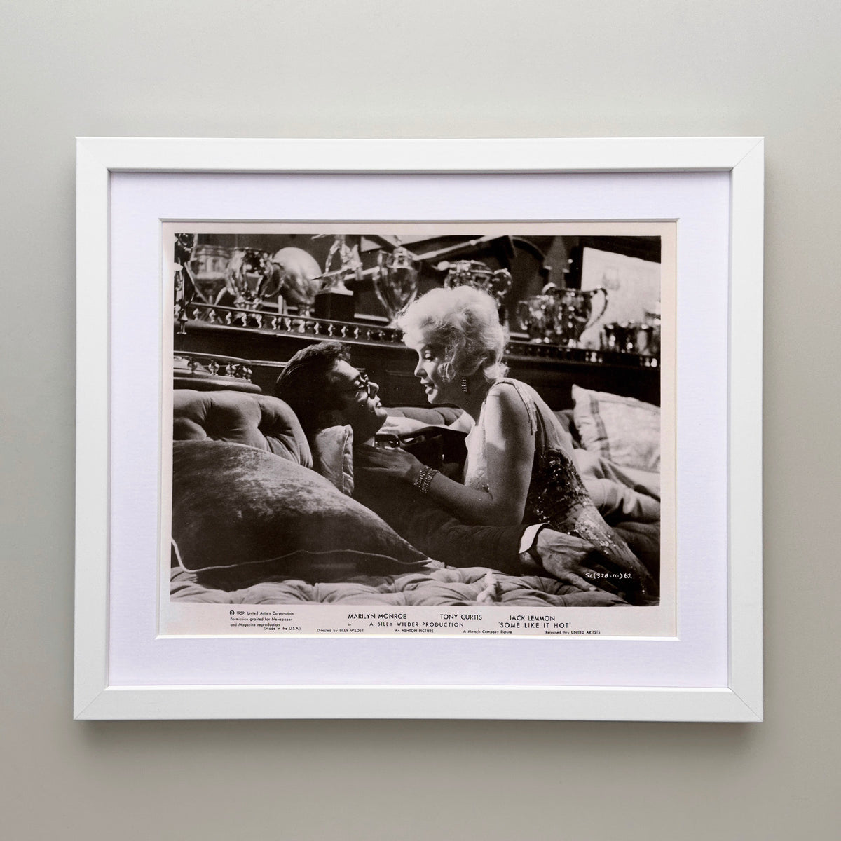 Some Like It Hot 1959 Publicity Film Movie Press Still Framed