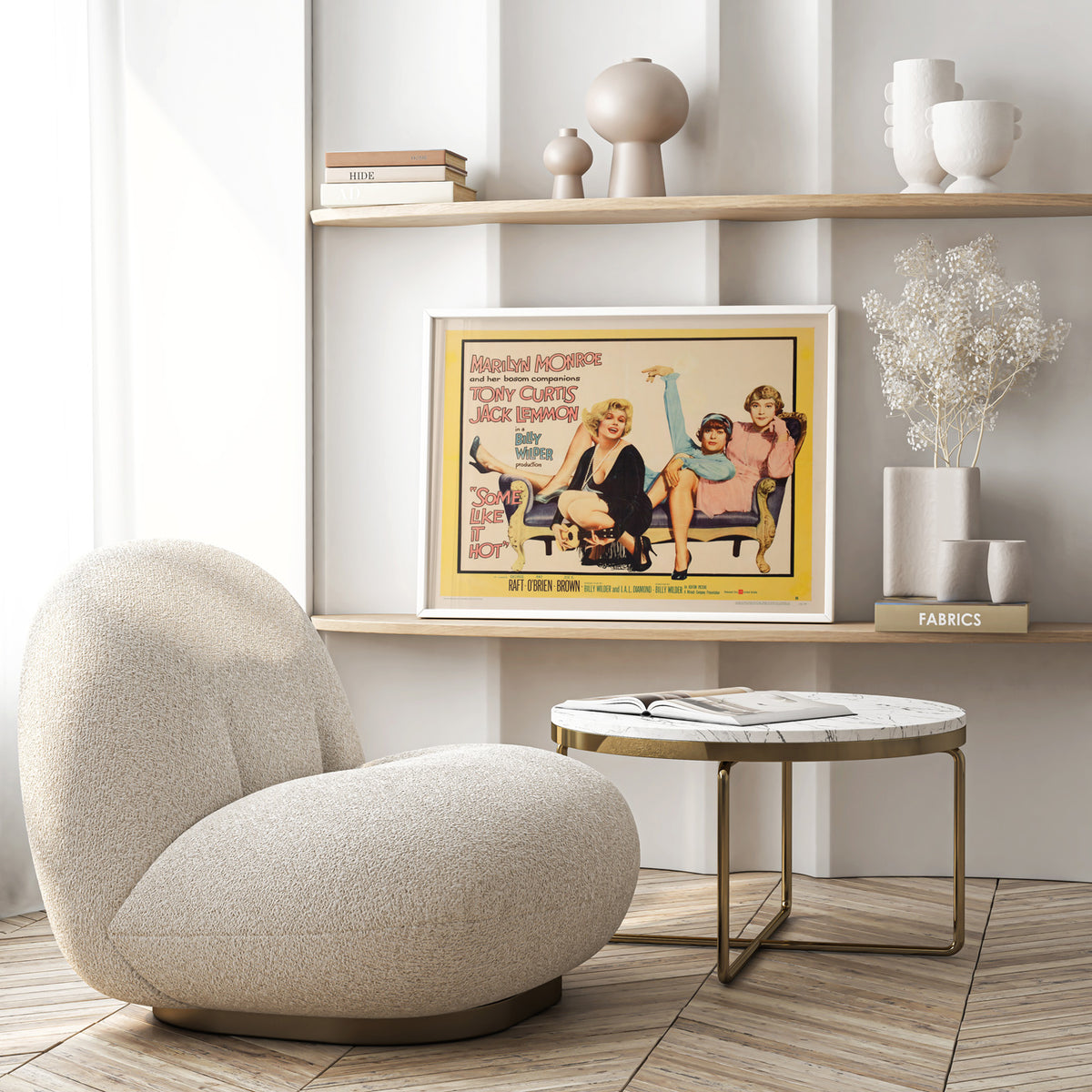 Some Like it Hot 1959 US 1/2 Sheet Style B Film Movie Poster