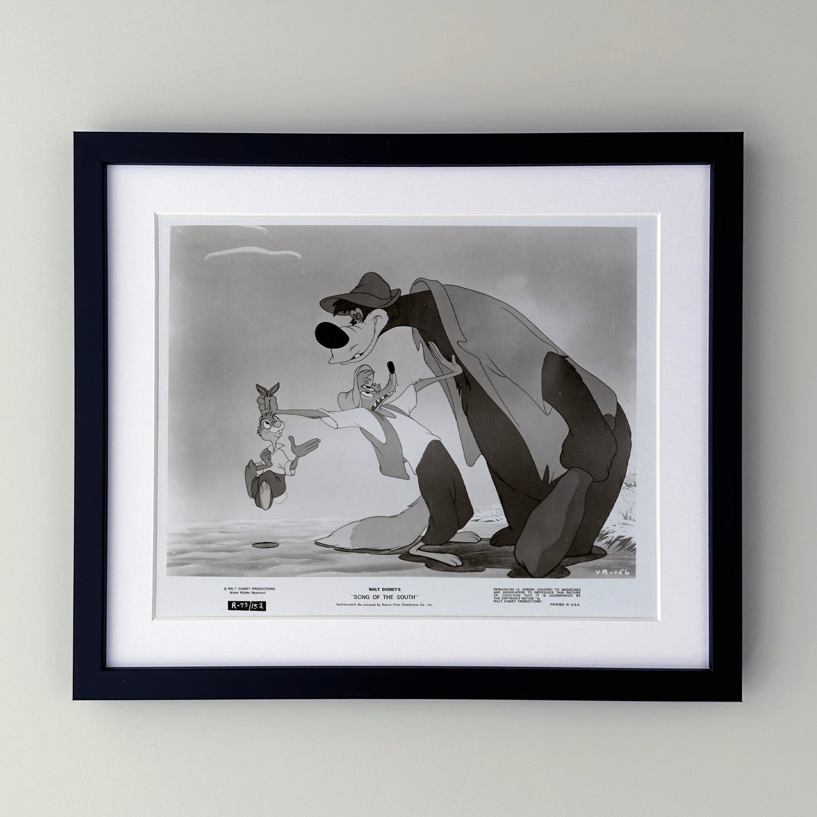 Song of the South 1946 Film Movie Press Publicity Still Framed