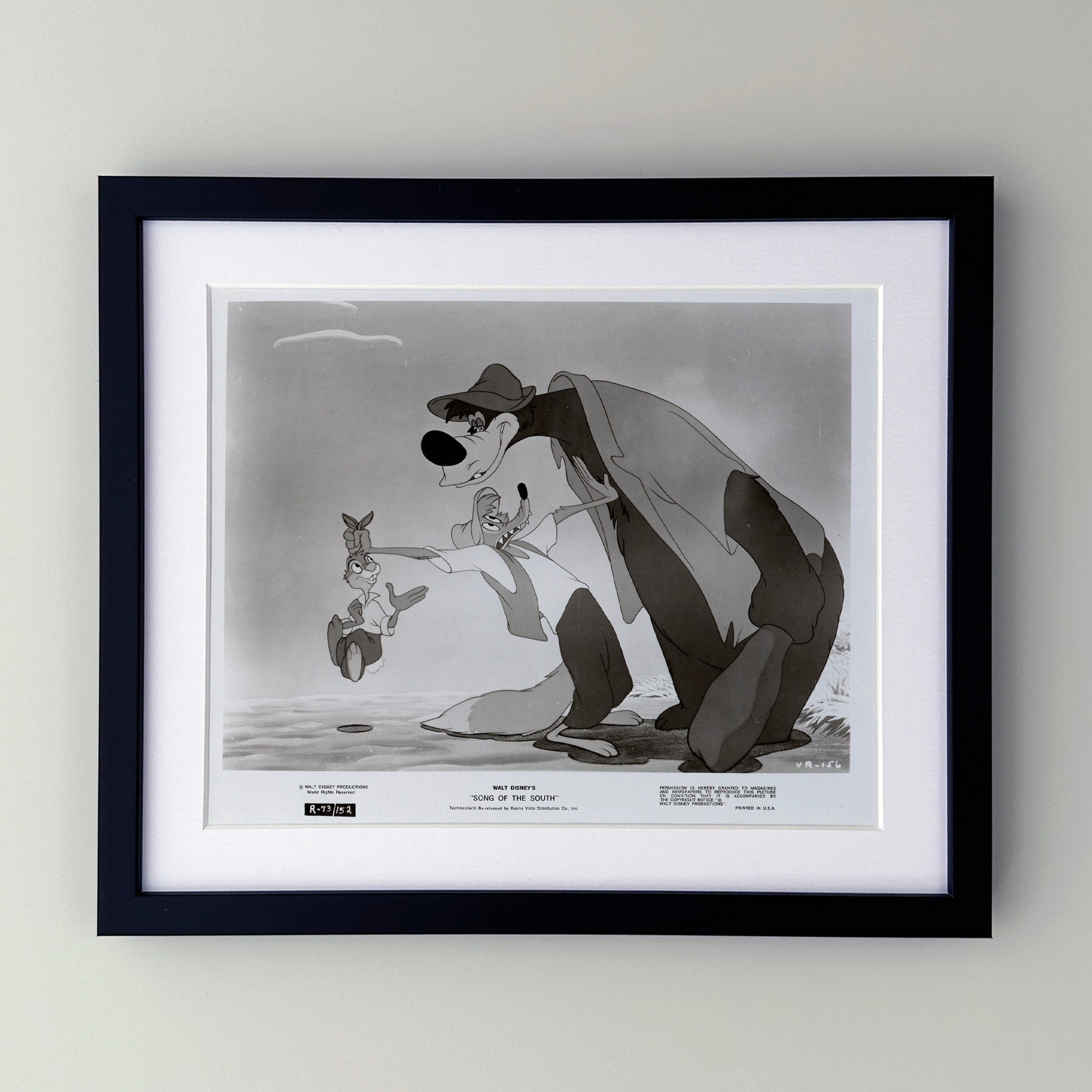 Song of the South 1946 Film Movie Press Publicity Still Framed