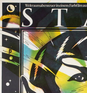 Star Trek 1985 East German Film Poster, Ilabowski - detail