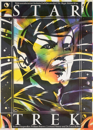Star Trek 1985 East German Film Poster, Ilabowski